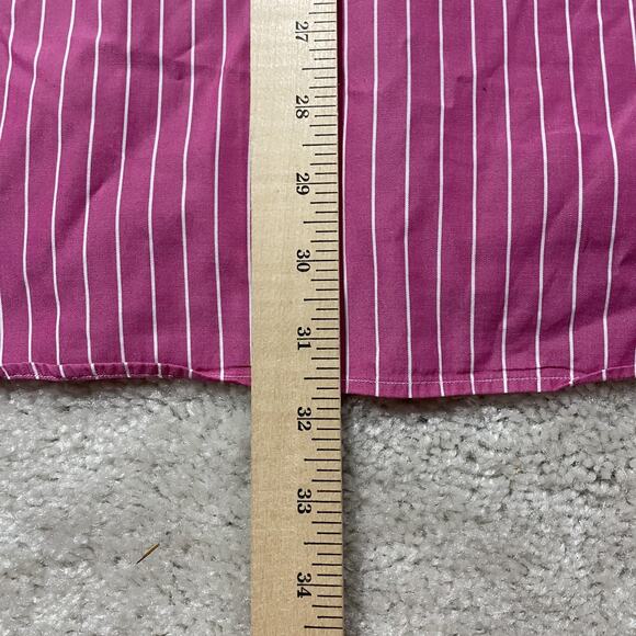 Polo Ralph Lauren Shirt Mens L Regent Classic Fit Dress Button Down Stripe - Picture 8 of 9